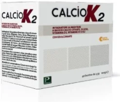 Piemme Pharmatech Calciok2 - Integratore per il mantenimento delle ossa, Calciok2 40 bustine