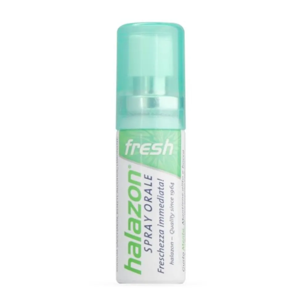 Pietrasanta Pharma Halazon - Spray per alito fresco contro l'alitosi e per l'igiene orale, 15 ml