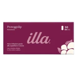 Pietrasanta Pharma Illa - Proteggislip stesi in cotone per il flusso leggero, 20 pezzi