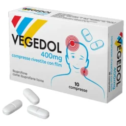 Pietrasanta Pharma Vegedol 400mg Ibuprofene Antinfiammatorio, 10 compresse