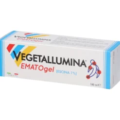 Pietrasanta Pharma Vegetallumina - EMATOgel Escina 1% Gel protettivo per ematomi e contusioni, 100 ml