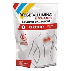 Pietrasanta Pharma Vegetallumina - Cerotto Riscaldante Misura 19.2 x 13 cm, 1 Pezzo