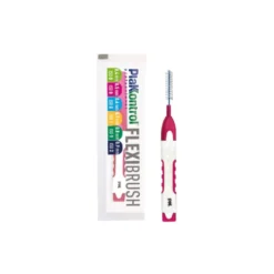 Plakkontrol FlexiBrush - Scovolino interdentale da viaggio per l'igiene orale, 1 pezzo da 0,5 mm
