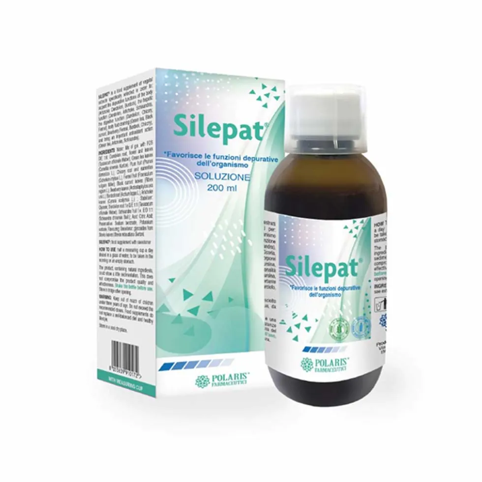 Polaris Farmaceutici Silepat Integratore Epatoprotettore Depurativo, 200ml