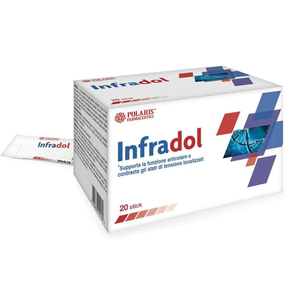 Polaris Infradol Integratore Alimentare Funzione Articolare 20 Stick Da 3,3 g
