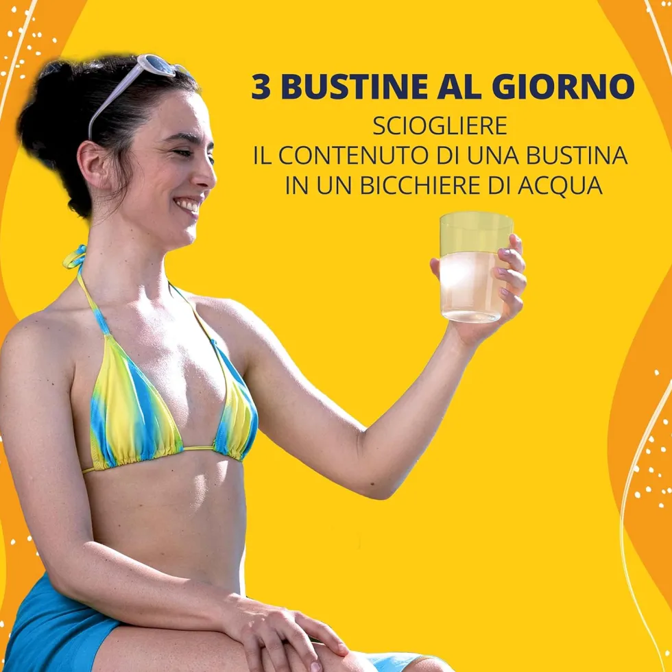 Polase Classico Arancia - Integratore di potassio e magnesio per la stanchezza, 24 bustine