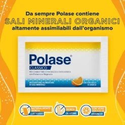 Polase Classico Arancia - Integratore di potassio e magnesio per ridurre la stanchezza, 12 bustine