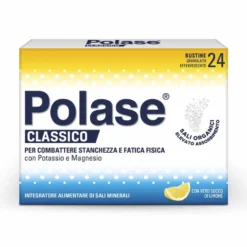 Polase Classico Integratore Sali Minerali Magnesio Potassio Gusto Limone, 24 Bst