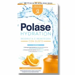 Polase Hydration Integratore Sali Minerali Magnesio Potassio Arancia, 12 Stick