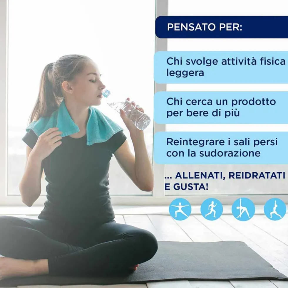 Polase Hydration Integratore Sali Minerali Magnesio Potassio Arancia, 12 Stick
