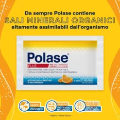Polase Plus - Integratore alimentare di potassio e magnesio per la stanchezza, 24 bustine