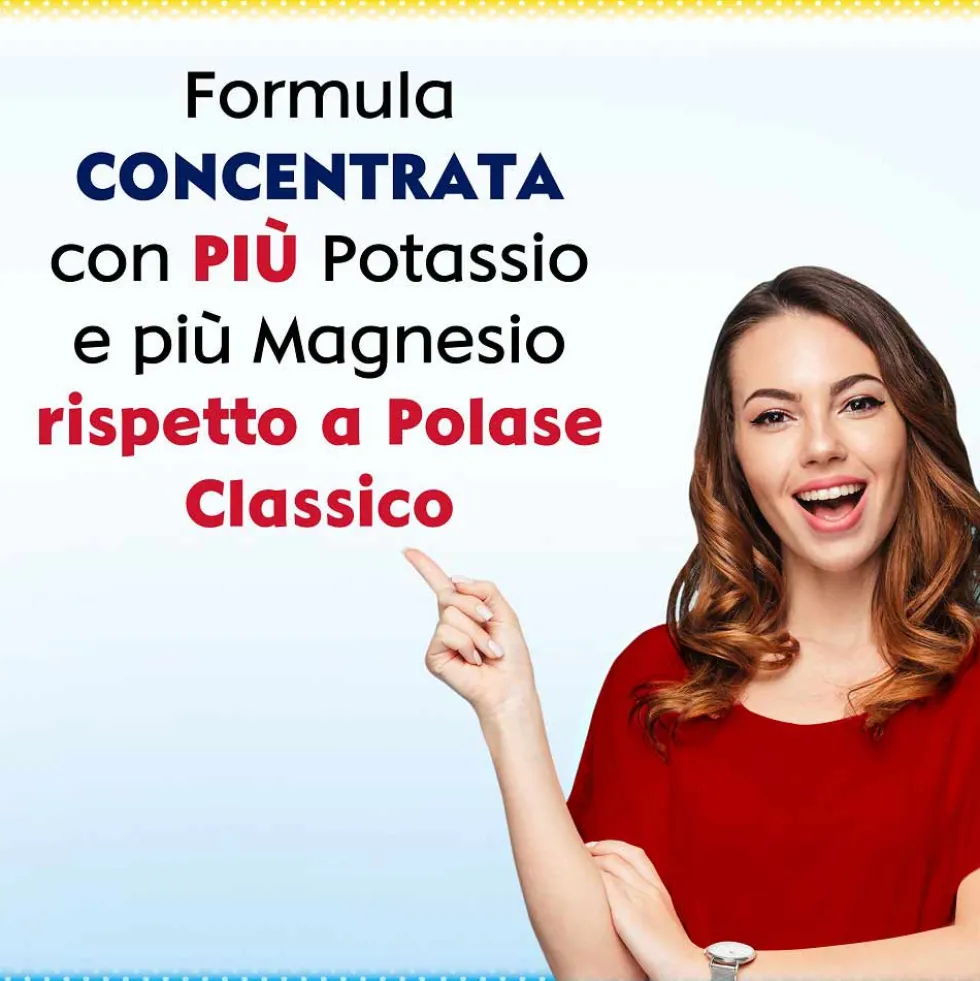 Polase Plus Integratore Sali Minerali Magnesio Potassio Arancia Mandarino,36 Bst