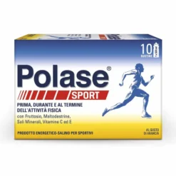 Polase Sport Integratore Sali Minerali Magnesio Potassio Vitamina E e C, 10 Bst
