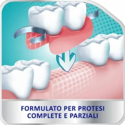 Polident Adesivo per Protesi Dentale Tenuta Giornaliera Gusto Neutro, 70g