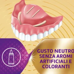 Polident Super Tenuta+Sigillante Sigillante per Protesi Dentale Gusto Neutro,40g