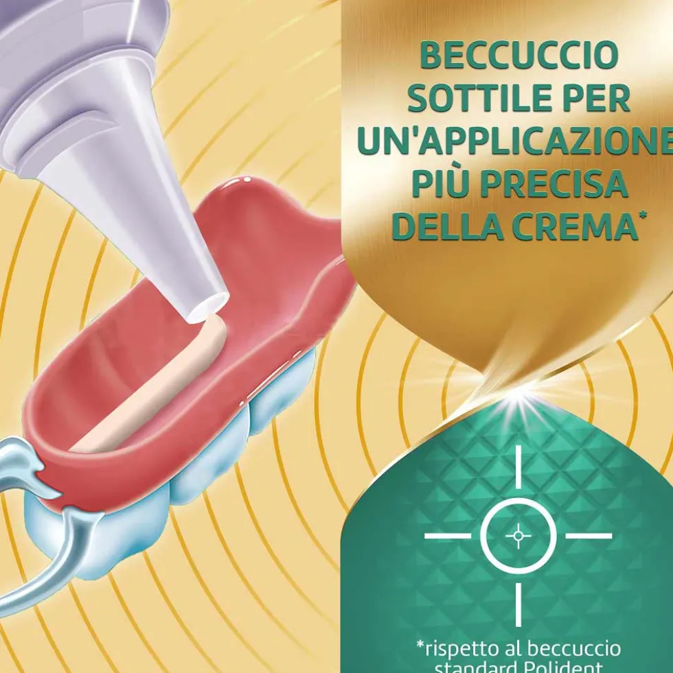 Polident Super Tenuta+Sigillante Sigillante per Protesi Dentale Gusto Menta, 40g