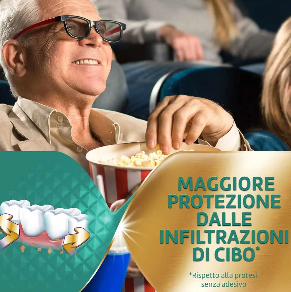 Polident Super Tenuta+Sigillante Sigillante per Protesi Dentale Gusto Menta, 40g