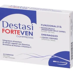 Pool Pharma Destasi Ven - integratore funzionalità microcircolo e drenante, 20 compresse