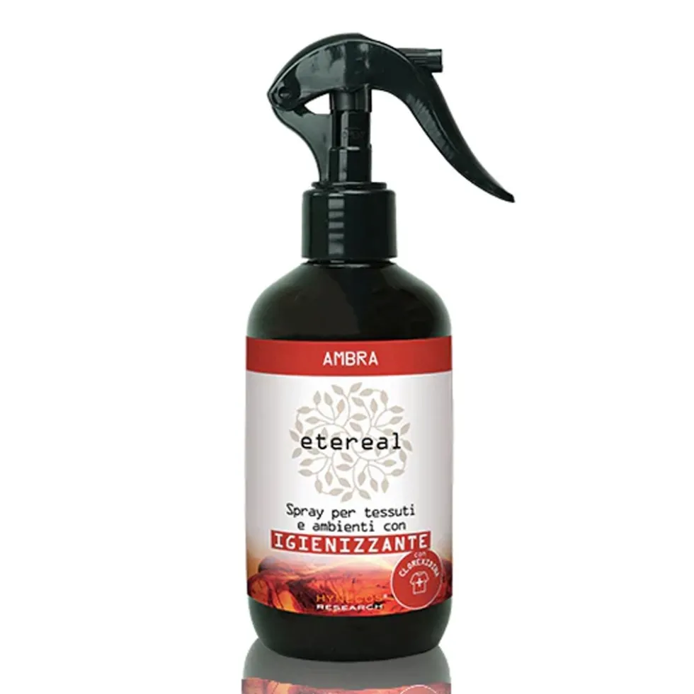 Pool Pharma Etereal Ambra - Spray profumatore e igienizzante per tessuti e ambienti, 250 ml