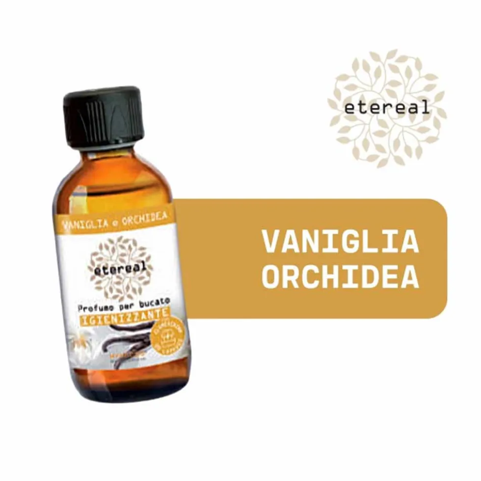 Pool Pharma Etereal Vaniglia e Orchidea - Profumo per il bucato che igienizza i tessuti, 200 ml