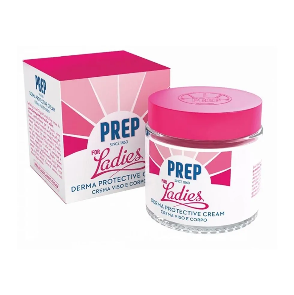 Prep For Ladies - Crema dermoprotettiva per l'idratazione e il benessere di viso e corpo, 75 ml