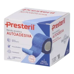 Presteril Benda Elastica Autoadesiva 5cm x 4,5m colore Blu