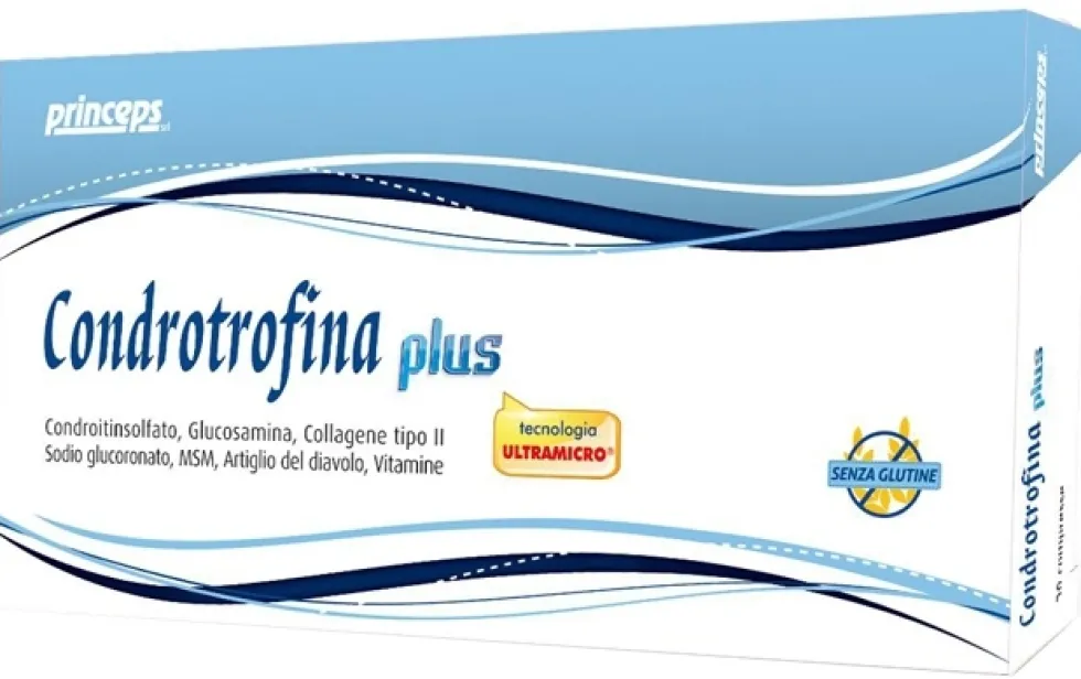 Princeps Condrotrofina Plus - Compresse vitamina D3 per la funzionalità articolare, 30 compresse