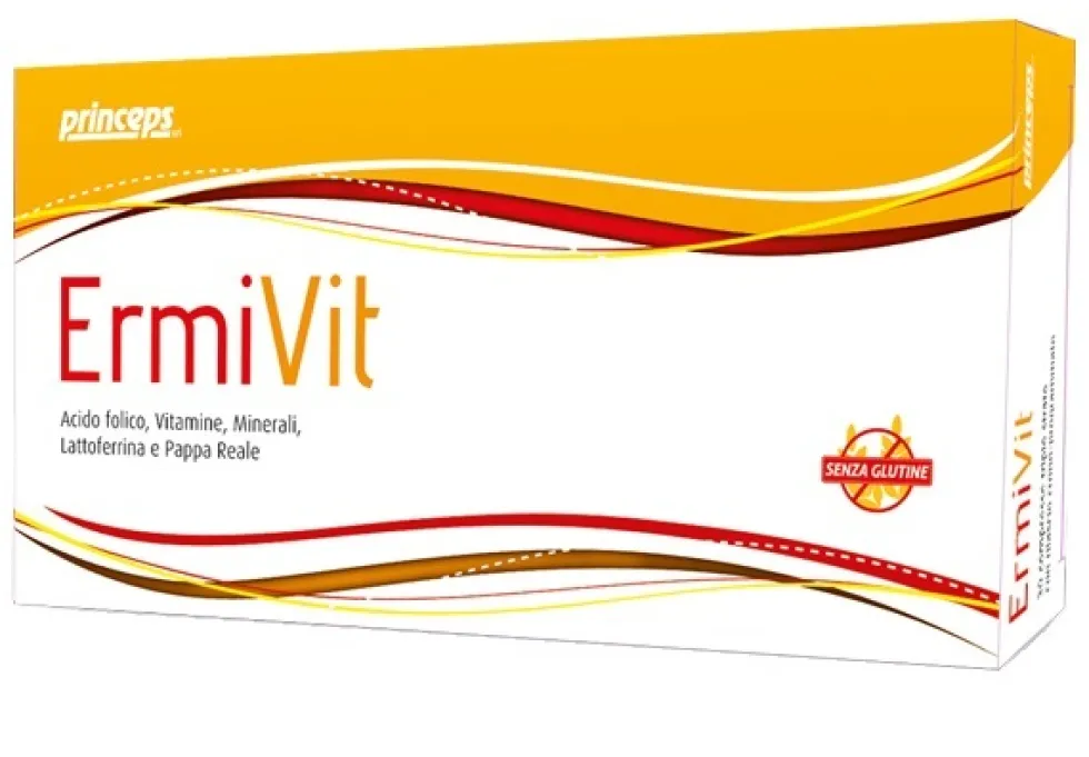 Princeps Ermivit - Multivitaminico in compresse Princeps per le difese e l'energia, 30 compresse