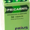 Prius Pharma Pricarnil - Integratore per ridurre la stanchezza e l'affaticamento, 60 capsule