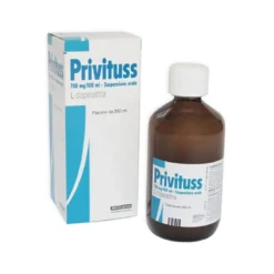 Privituss L-cloperastina 708mg/100ml Soluzione Orale Sedativo per la Tosse, 200ml
