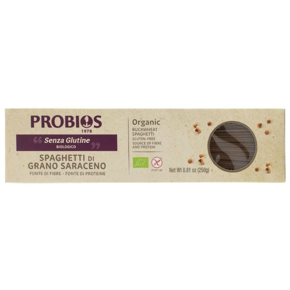 Probios Senza Glutine Spaghetti di Grano Saraceno, 250g