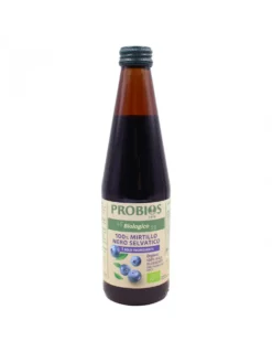 Probios Succo di mirtillo - Succo biologico per la glicemia e le vie urinarie, succo Probios 330 ml