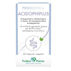 Prodeco Pharma Probiotico Acidophiplus - Integratore per la flora intestinale, 30 capsule