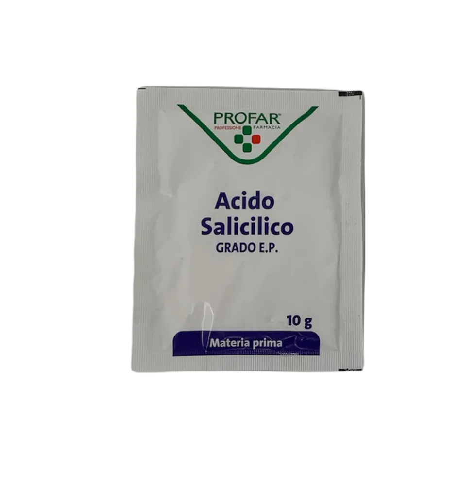 Profar Acido Salicilico Grado E.P. - Polvere per il trattamento di acne e forfora, busta da 10 g