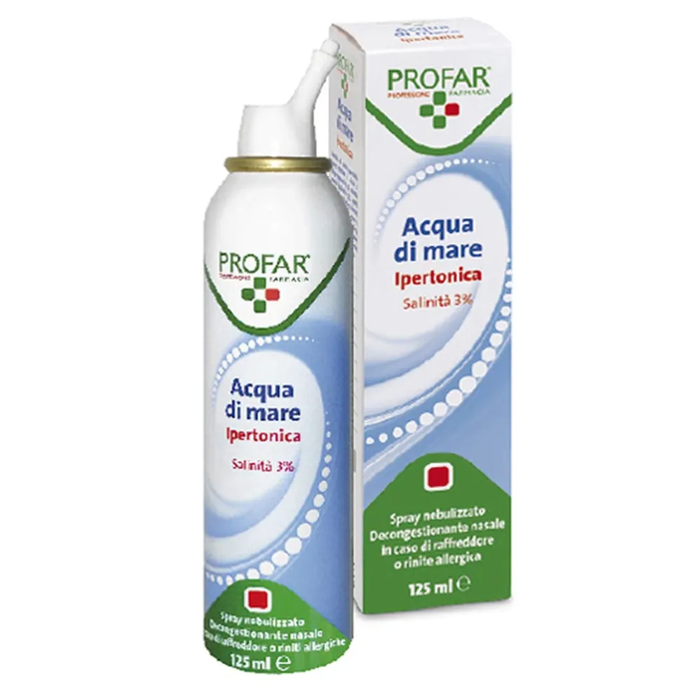 Profar Acqua di Mare Spray Ipertonica 3%, 125ml
