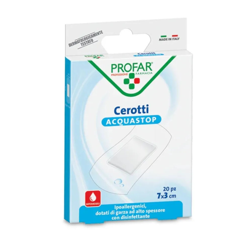 Profar Acquastop Cerotto Grande 7 x 3 cm, 20 cerotti