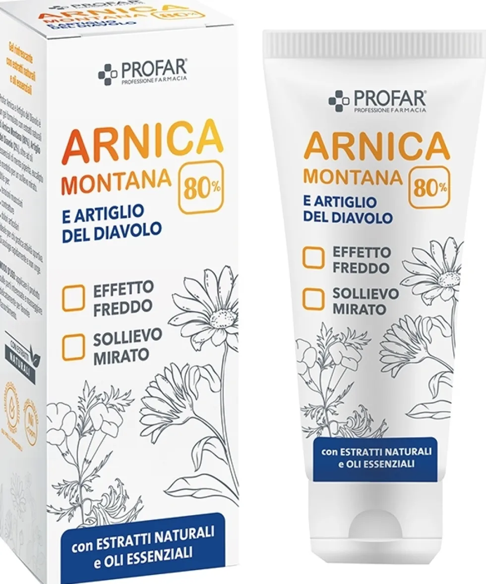 Profar Arnica e Artiglio del Diavolo - Gel rinfrescante per i dolori muscolari e articolari, 100 ml