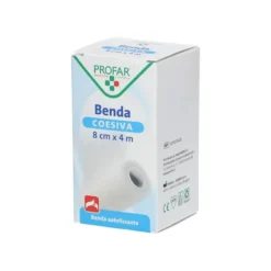 Profar Benda Coesiva Autofissante Misura 8 cm x 4 m, 1 Pezzo