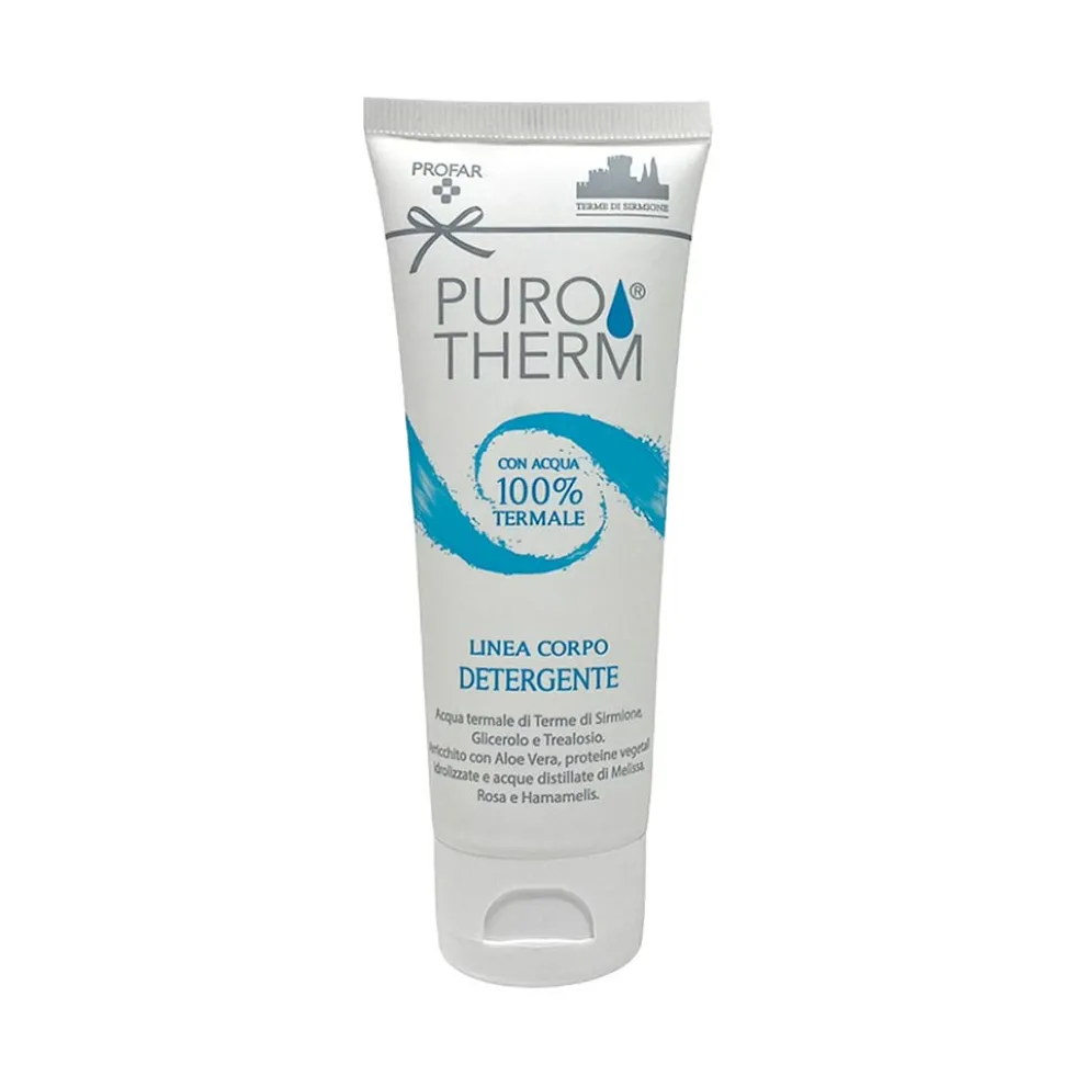 Profar Purotherm - Detergente corpo idratante all'acqua termale per la pelle secca, 75 ml