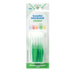 Profar Scovolini Interdentali Verde Grande Iso 3 1.1mm, 6 Pezzi