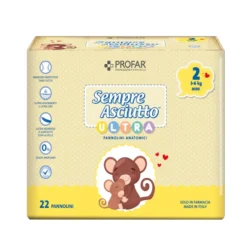 Profar Sempre Asciutto - Pannolini ultra mini Taglia 2 3-6Kg, 22 pannolini