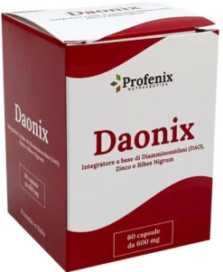 Profenix Daonix - Integratore alimentare per l'intolleranza all'istamina e le allergie, 60 capsule