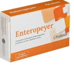 Profenix Enteropeyer - Probiotico per l'intestino in capsule riboflavina Profenix, 20 capsule