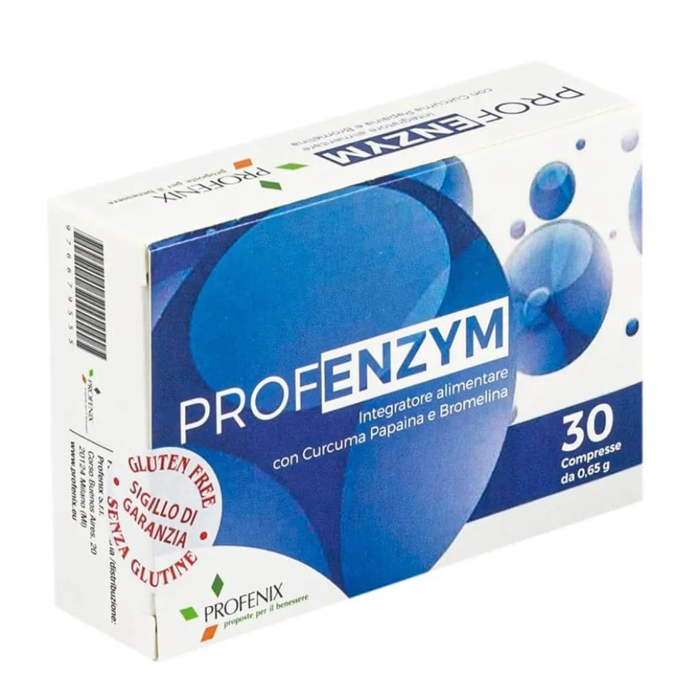 Profenix Profenzym Integratore Gastroprotettivo per la Digestione, 30 Compresse