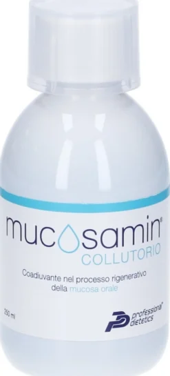 Professional Dietetics Mucosamin - Collutorio protettivo per la mucosa orale, 250 ml