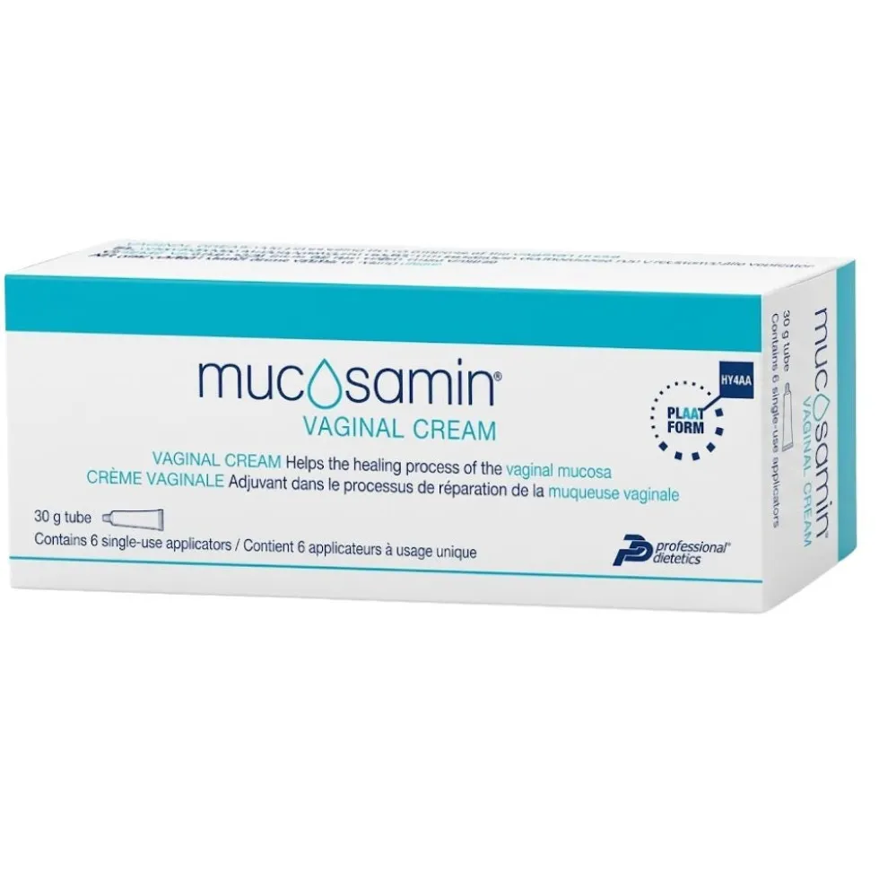 Professional Dietetics Mucosamin crema vaginale trattamento della vulvovaginite, 30g e 6 applicatori