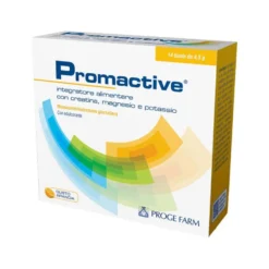Proge Farm Promactive - Integratore Proge Farm con creatina, magnesio e potassio per l'energia, 14 bustine