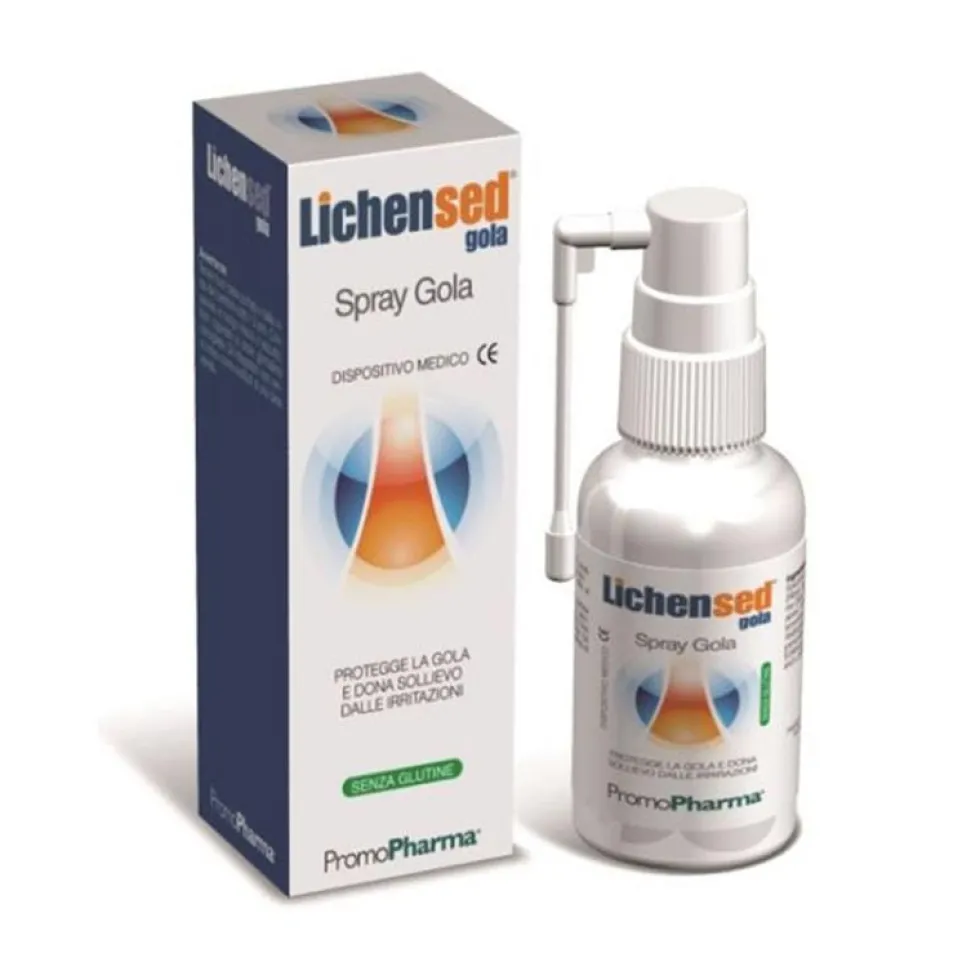 PromoPharma Lichensed Spray Gola Dispositivo Medico, 30ml
