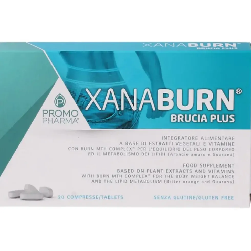 Promopharma Xanaburn - Integratore per l'equilibrio del peso corporeo, 20 compresse