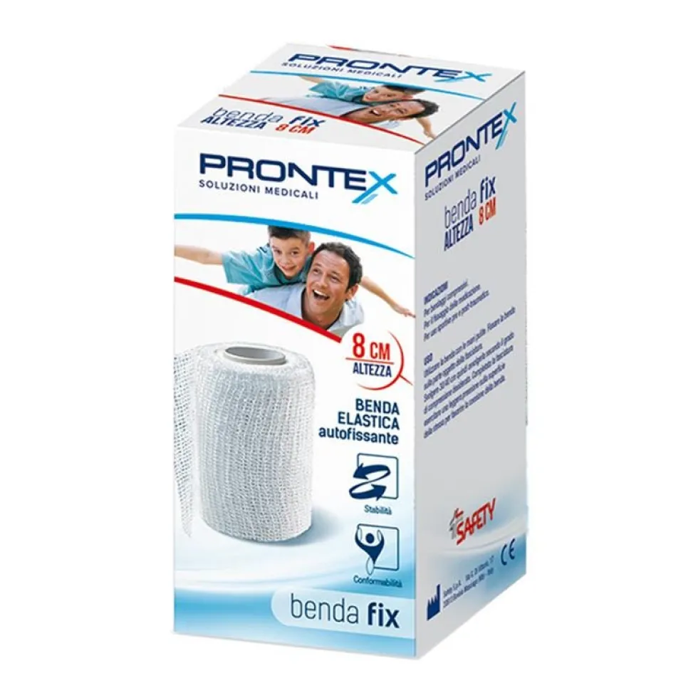 Prontex Benda Fix Autofissante Altezza 8 cm Estensione 4 m 1 Pezzo